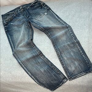Mens Axe & Crown Jeans Size 36 Slim Fit Streetwear Skater Grunge